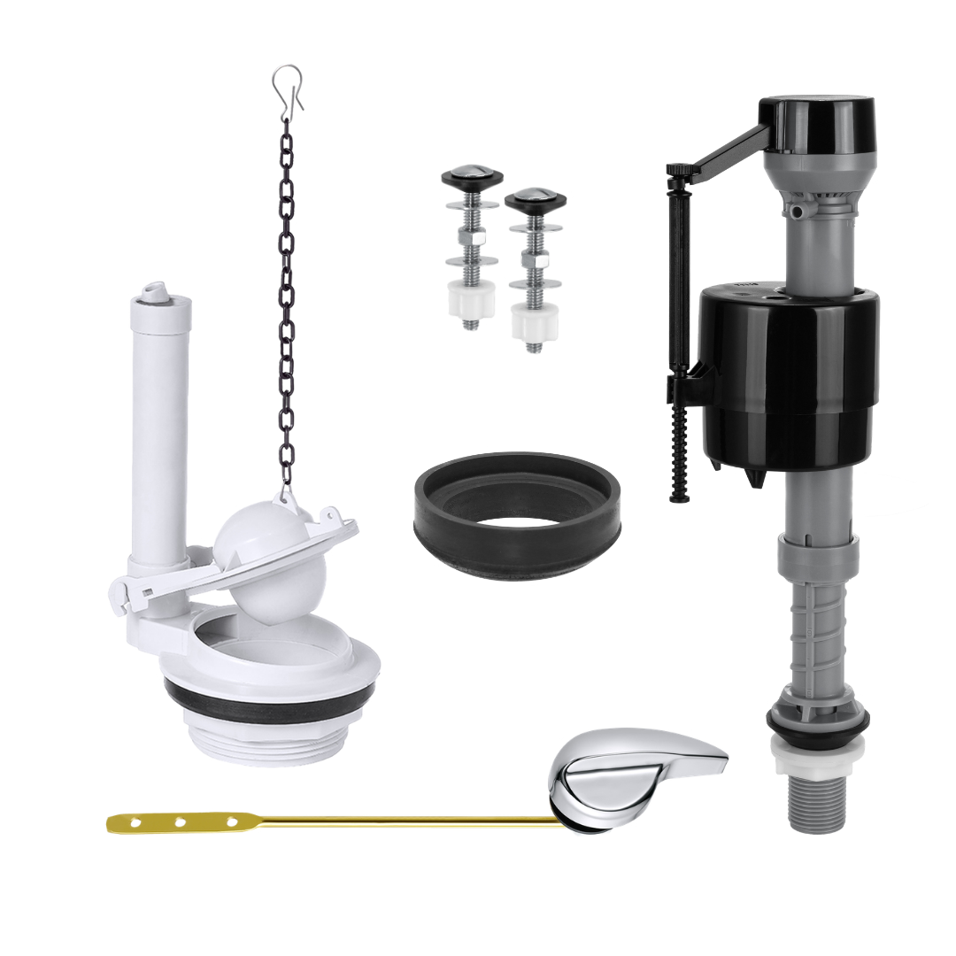 Kit de Reparo para Caixa Acoplada de Vaso Sanitário de 3 Polegadas com Válvula de Enchimento Ajustável 15/16-14 NPSM | Visão Geral do Produto